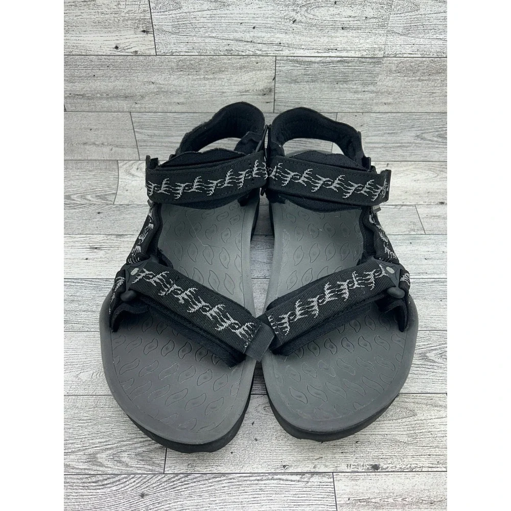 Teva Terra Fi 2 Men Black Grey Hiking Sport Sandals 6677 Size 10